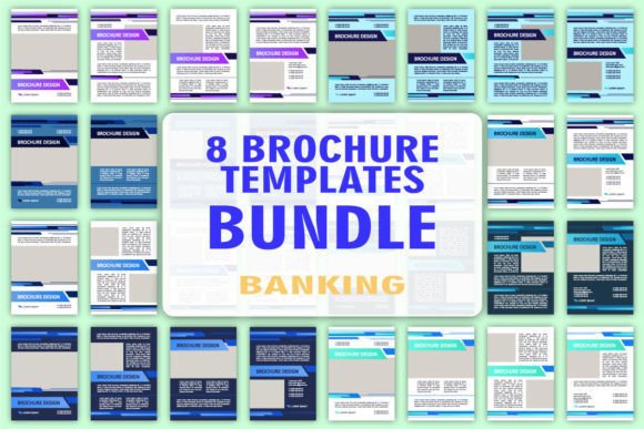 Banking Options Brochure Design Bundle: A Graphic Template for Modern Branding