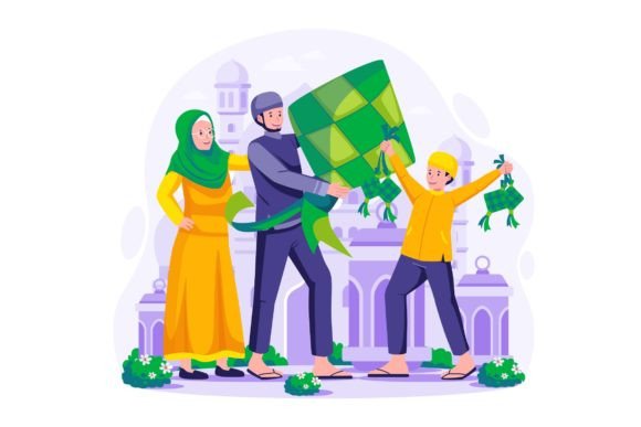 Celebrate Eid Mubarak Graphics for Seasonal Branding