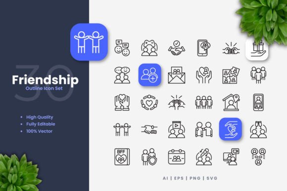Friendship Graphics for Modern Design