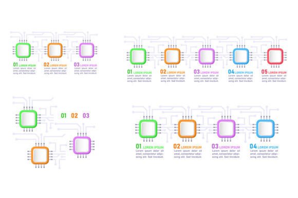 High Technology Infographic Chart Design