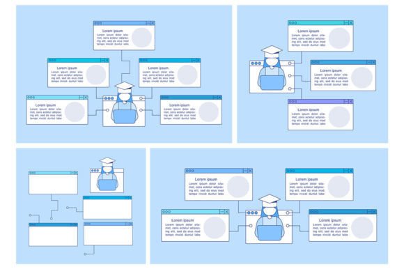 Learning Infographic Template Set for Modern Content Design