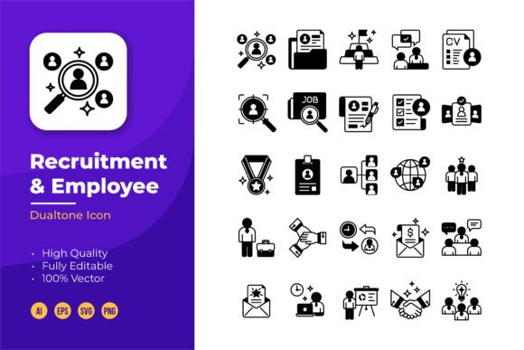 Recruitment and Employee Graphics for Modern Branding