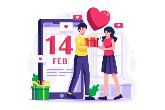 Valentine s Day Graphics for Local Branding